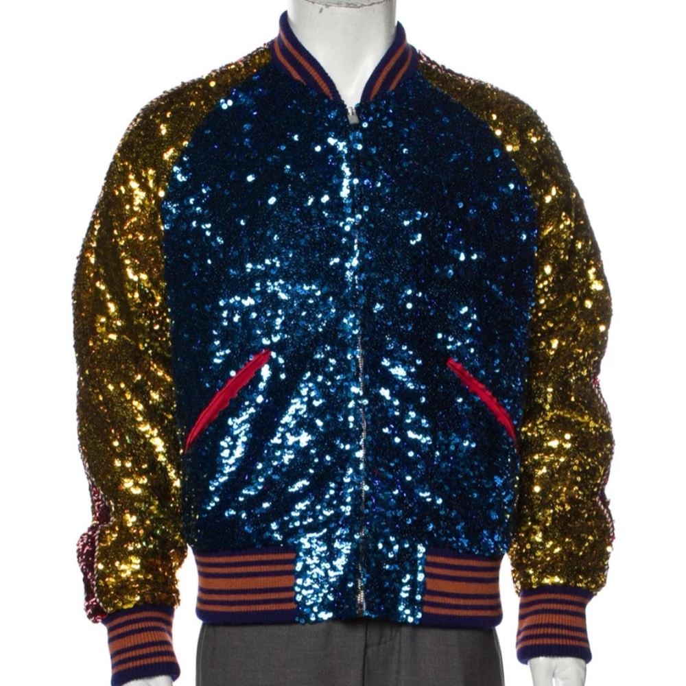Gucci Sequins Bomber